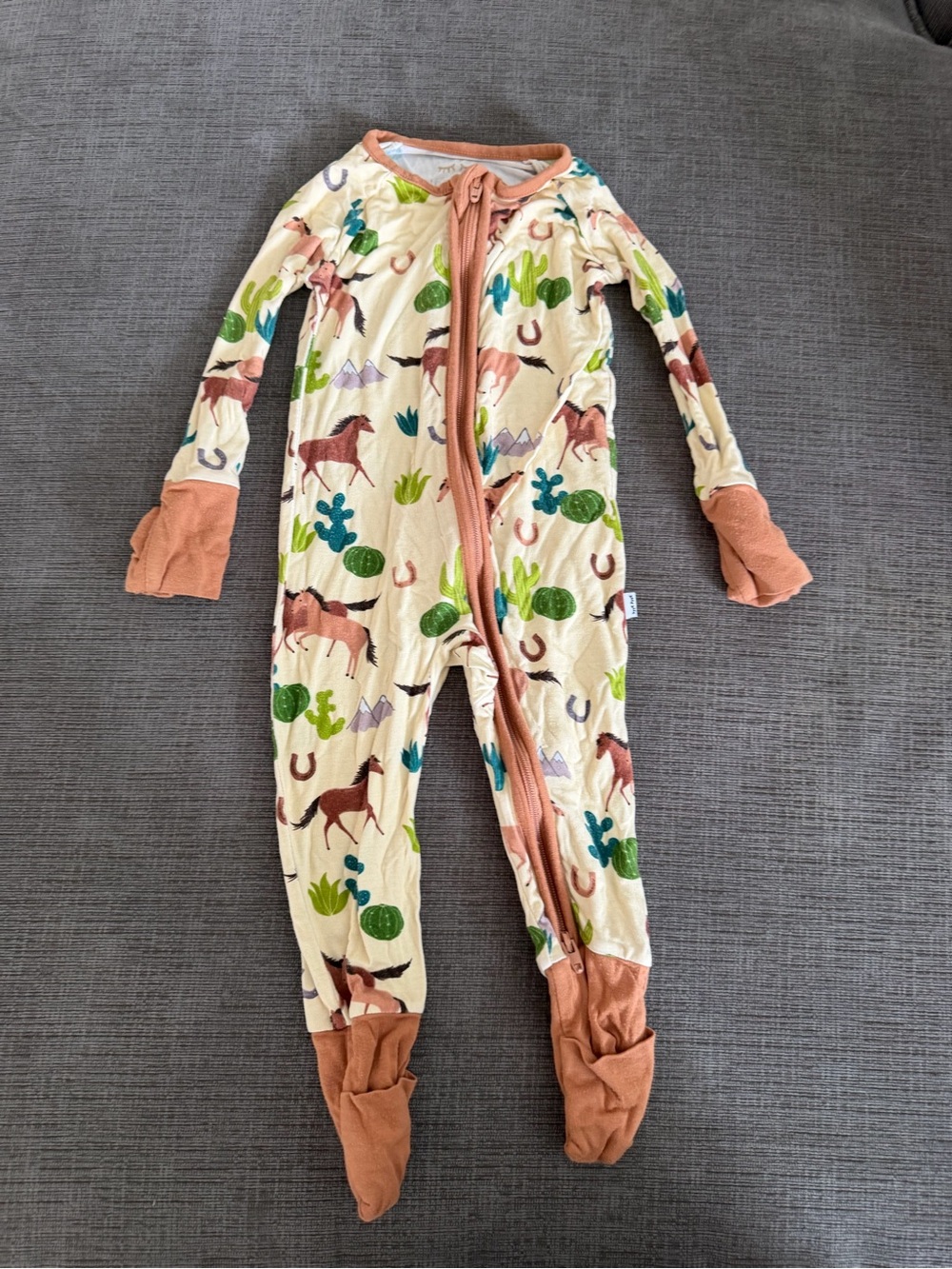 Little sleepies ready to rodeo 0-3 month zippy